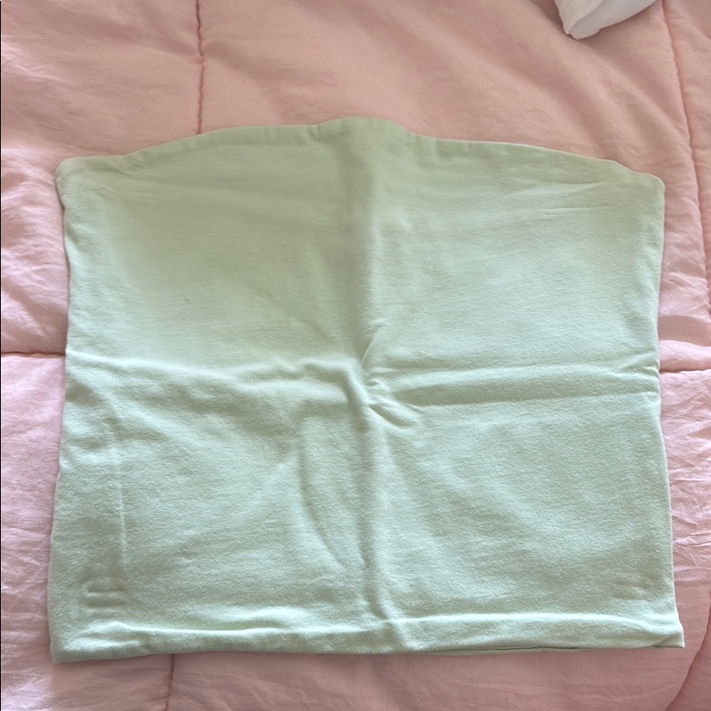 Brandy Melville Light Green Crop Top